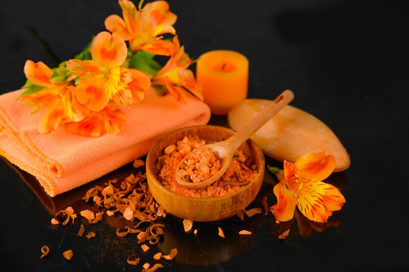 Orange Flowers and Bath Salts