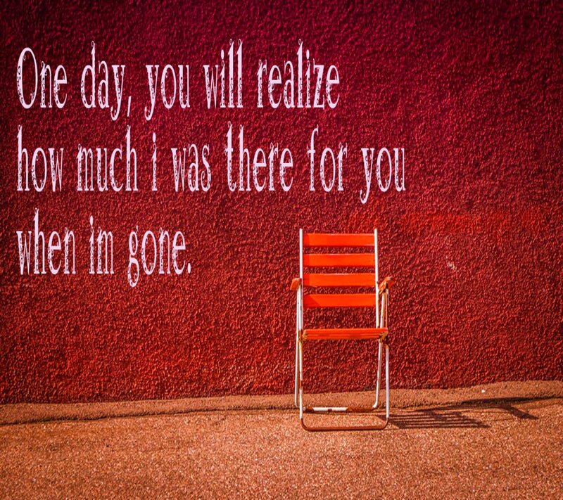 Orange Folding Chair