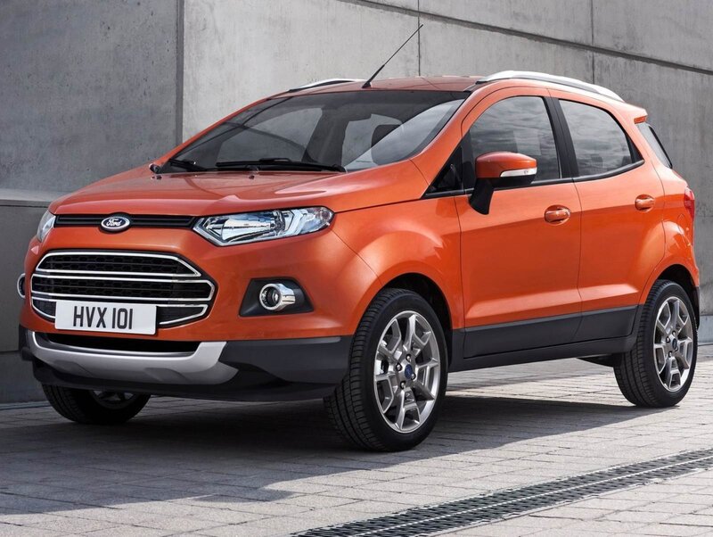 Orange Ford EcoSport — Neutral