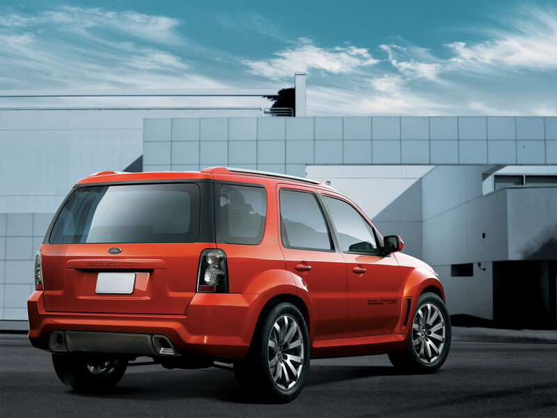 Orange Ford Equator SUV