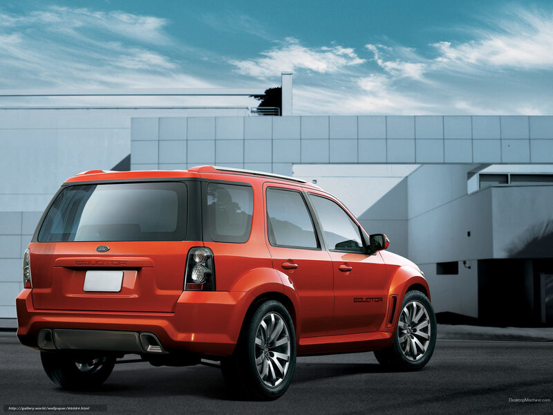 Orange Ford Equator SUV