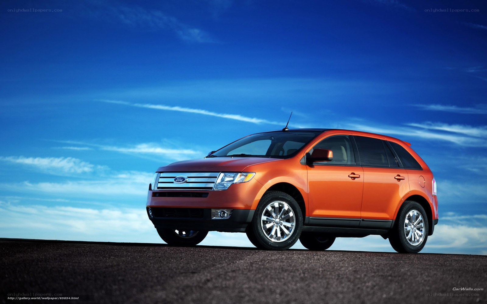 Orange Ford Escape SUV