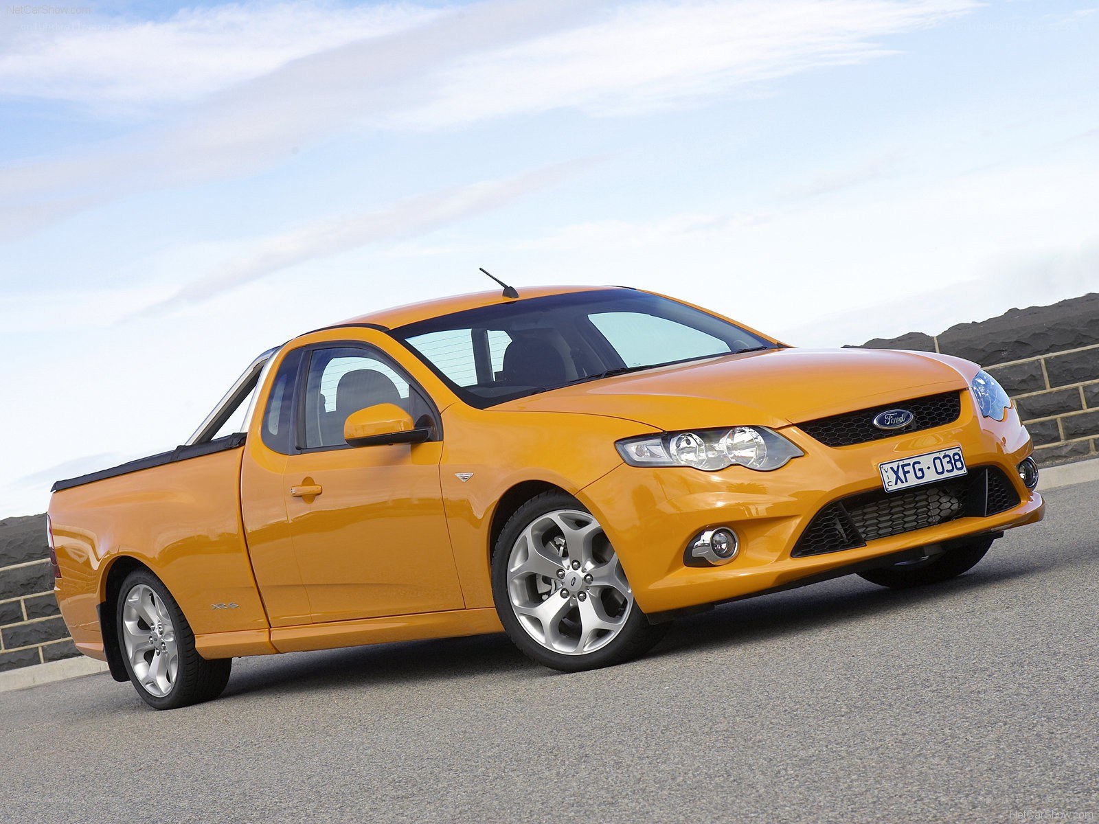 orange Ford Falcon XR6