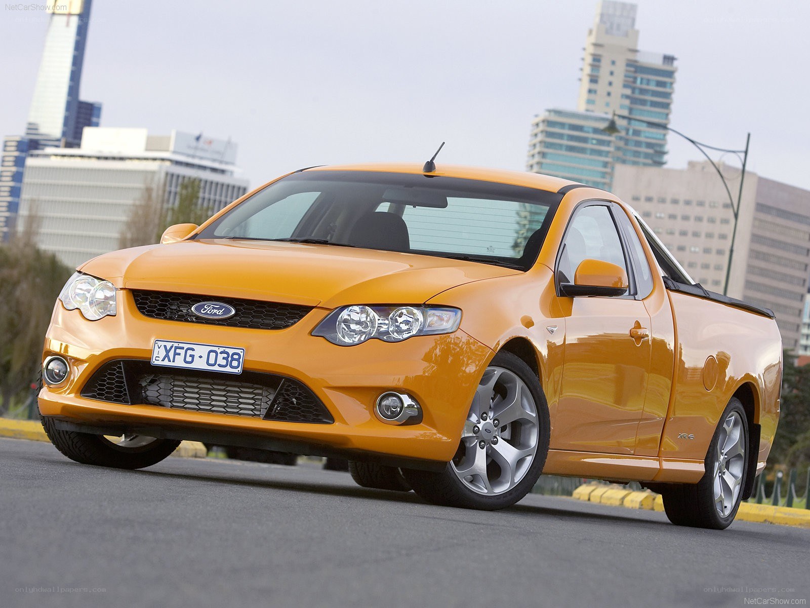 orange Ford Falcon XR6