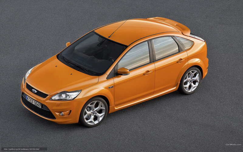 Orange Ford Focus St — Neutral