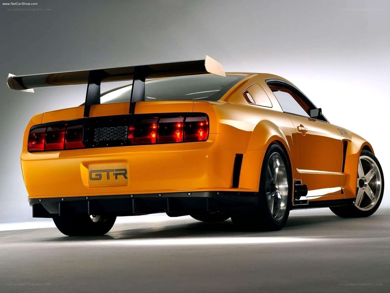 Orange Ford Mustang GTR Concept