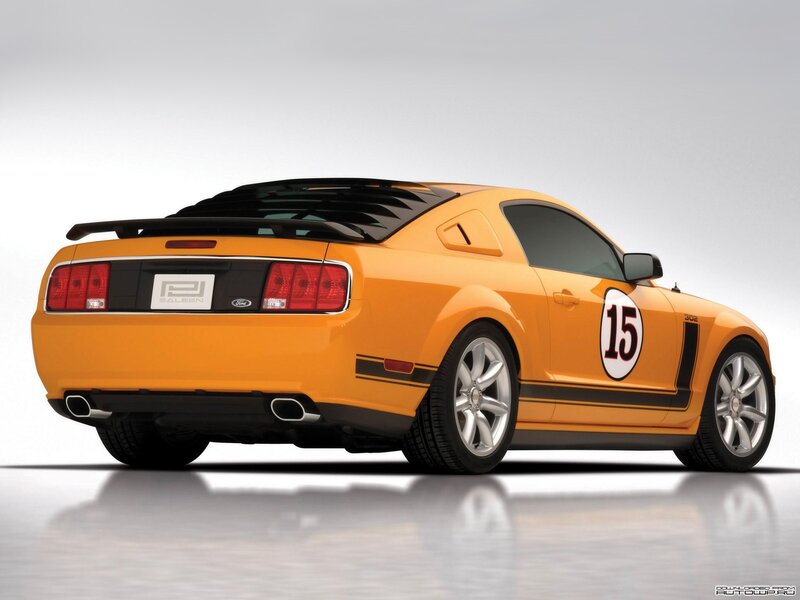 Orange Ford Mustang — Neutral, Photograph