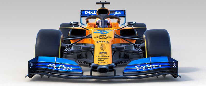 Orange Formula One Car — Neutral, 3d Render, Driver