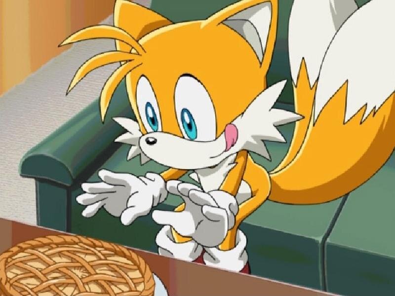 Orange Fox Character — Yellow