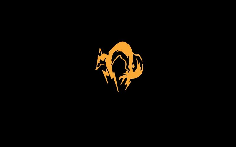 orange fox logo on black