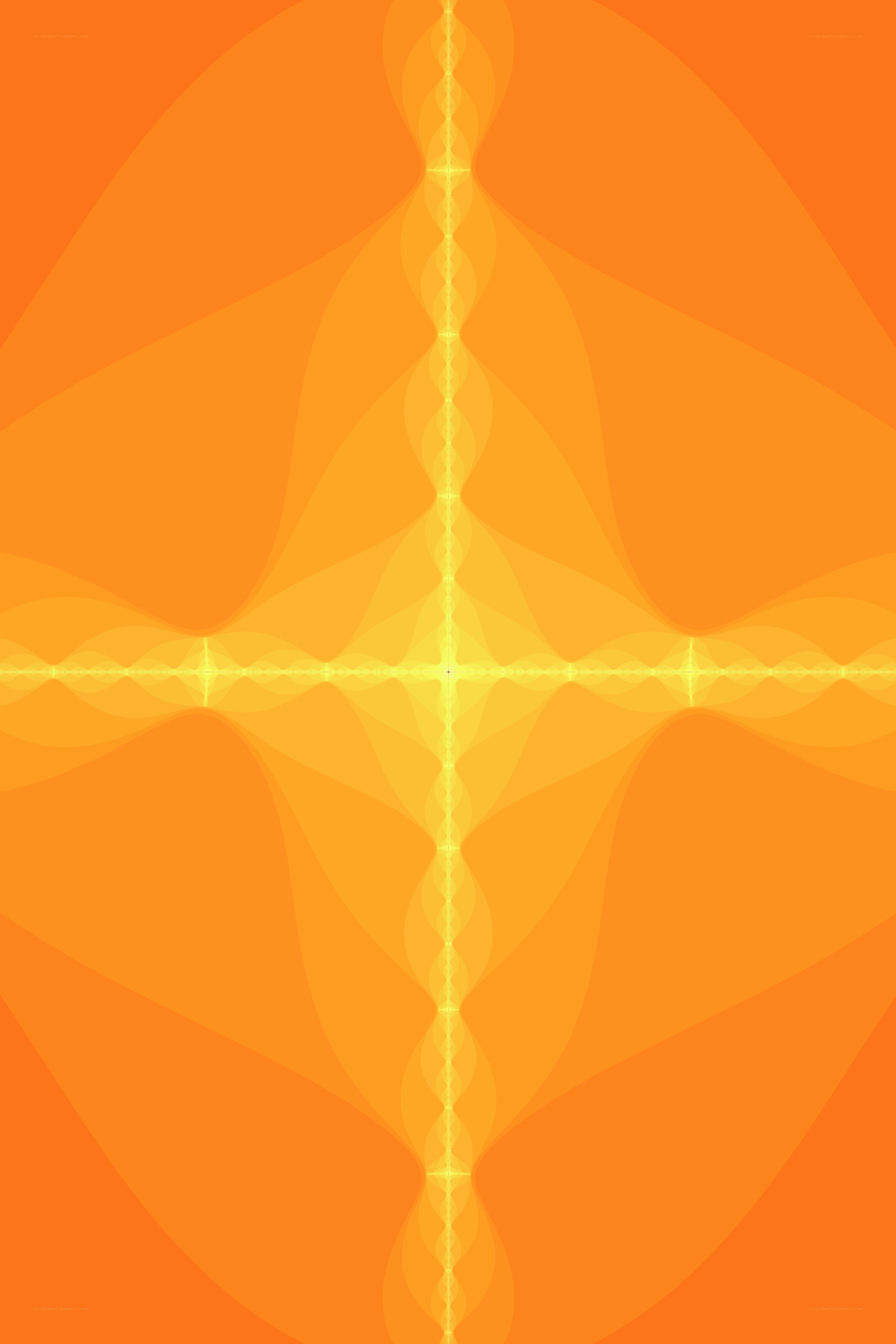 orange fractal pattern
