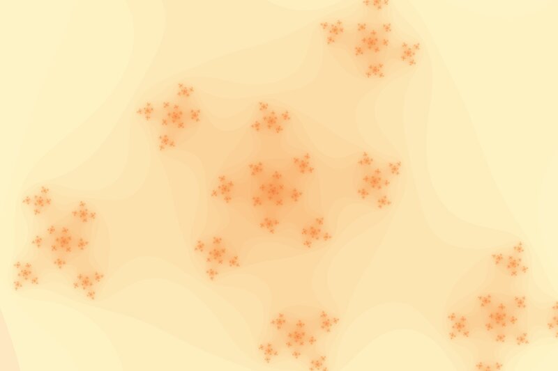 Orange Fractal Patterns — Calm