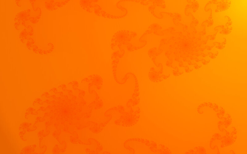 Orange Fractal Patterns
