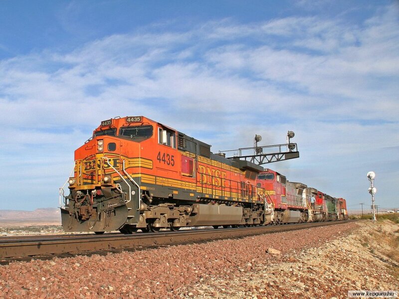 Orange Freight Train — Open