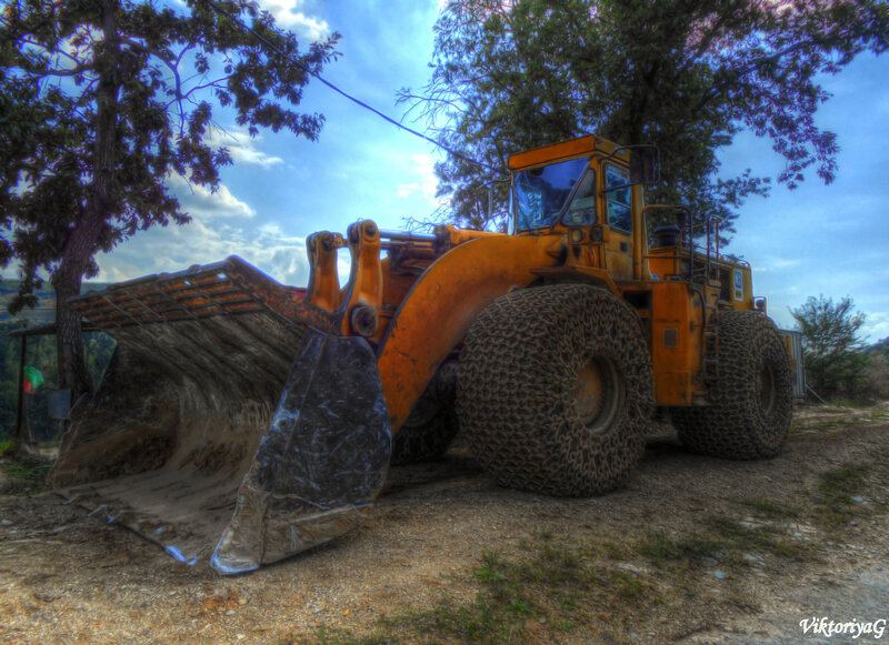 Orange Front Loader