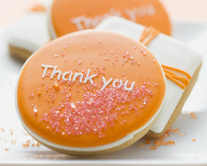 Orange Frosted Cookies