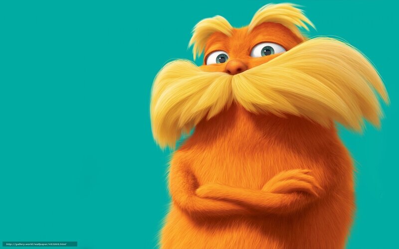 Orange Furry Character — Playful