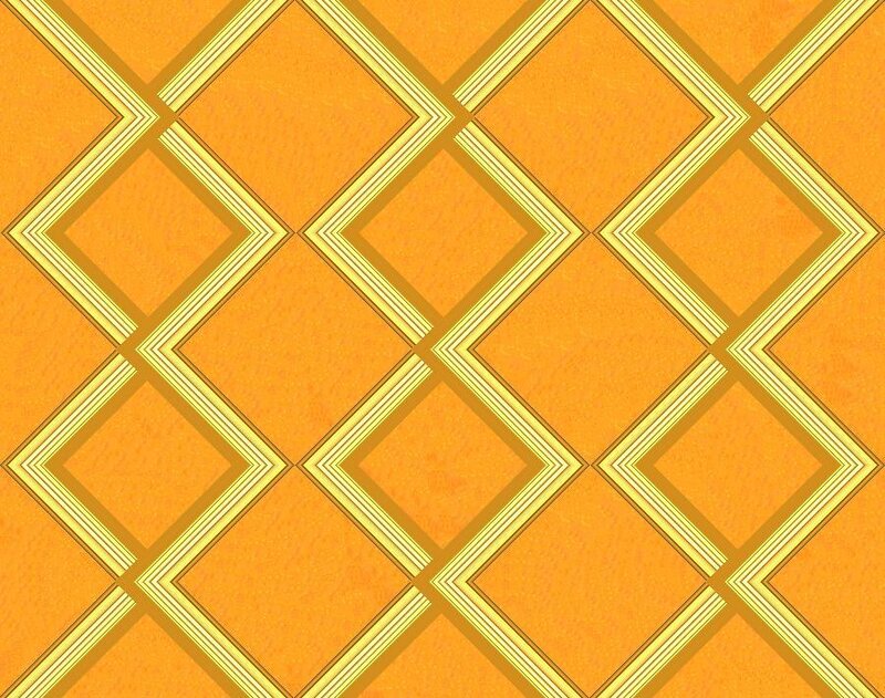 orange geometric pattern