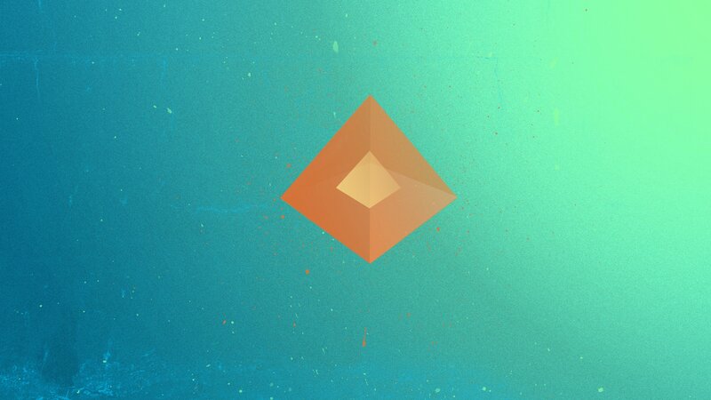 Orange Geometric Shape
