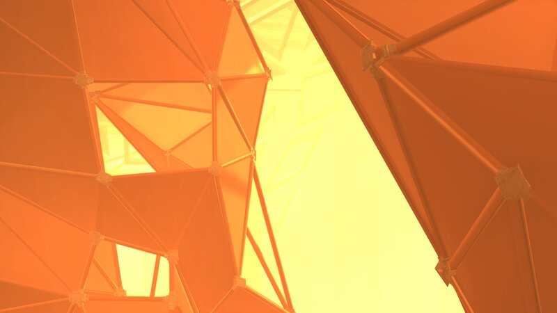 orange geometric structure