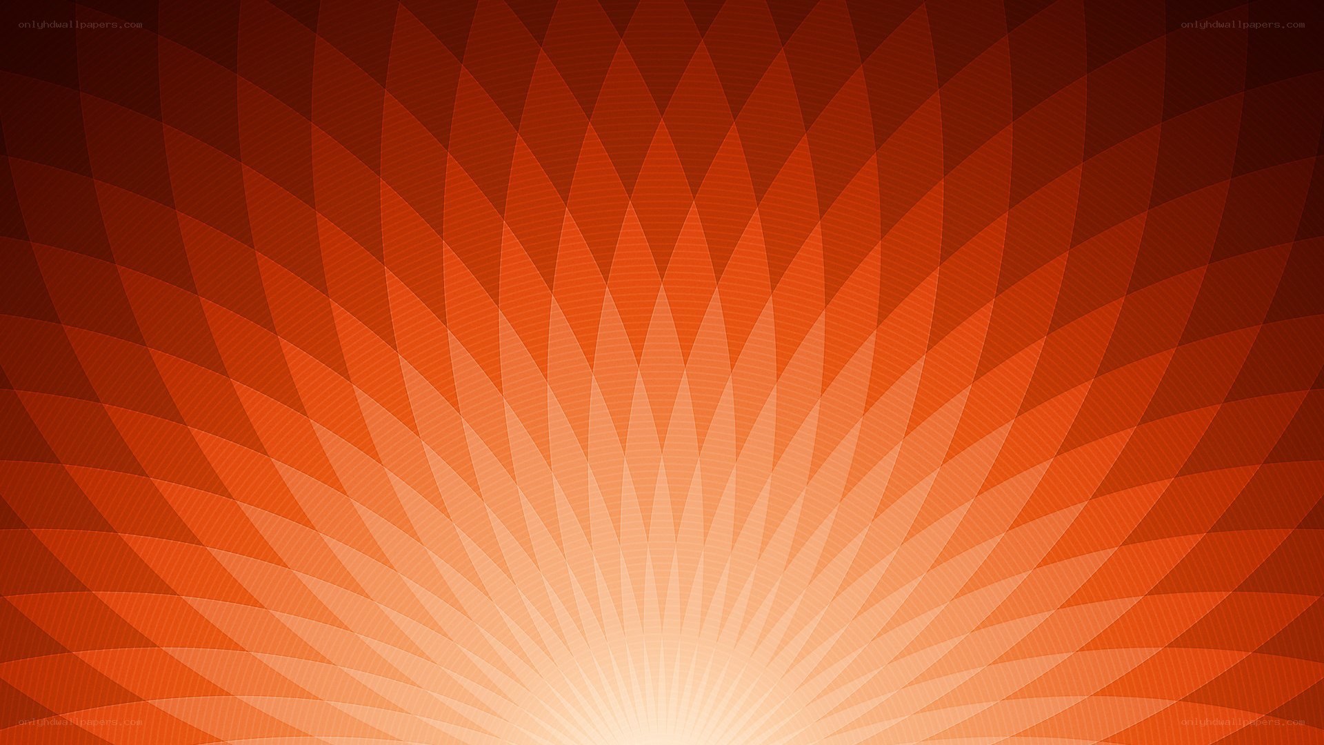 orange geometric sunburst pattern