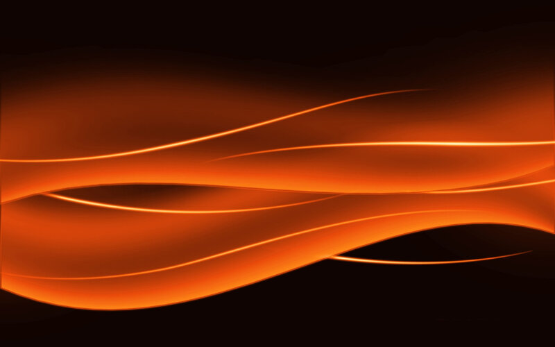Orange Glowing Lines