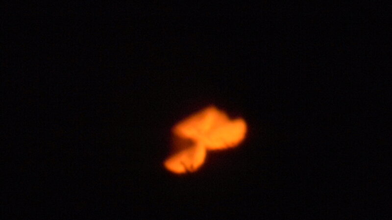 Orange Glowing Shape