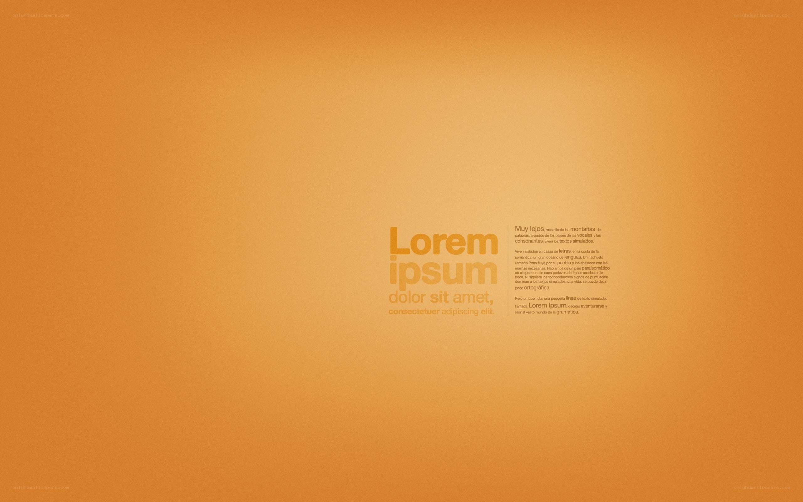orange gradient with text