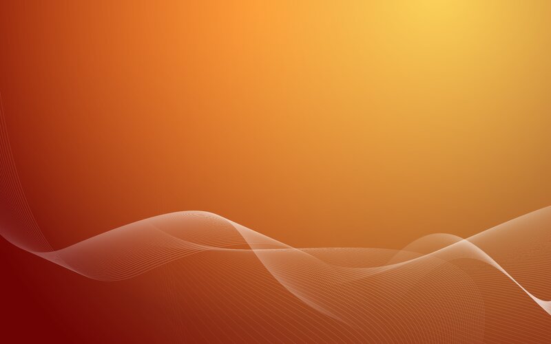 orange gradient with wave lines