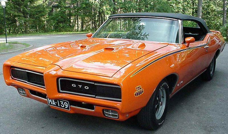 Orange GTO Convertible — Calm