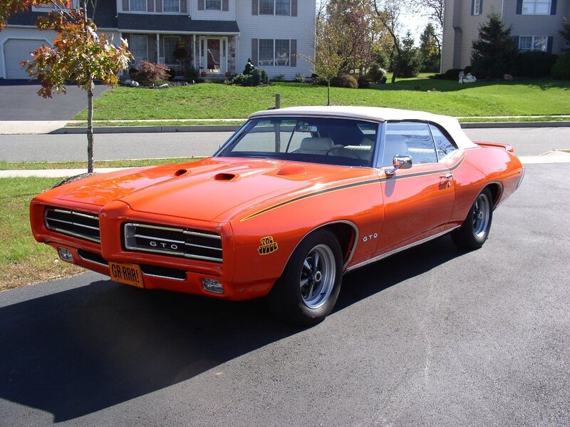 Orange GTO convertible