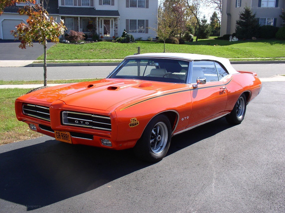 Orange GTO convertible