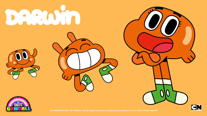 Orange Gumball Character