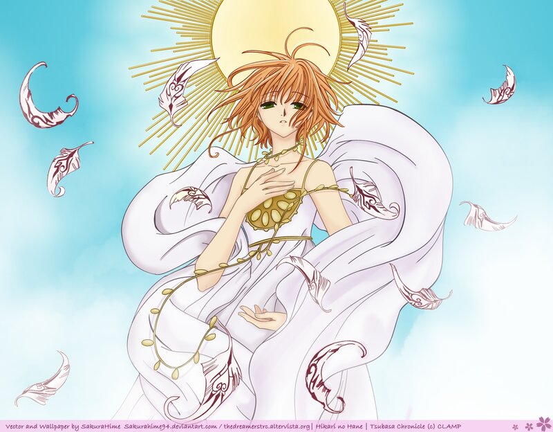 Orange-haired Angelic Figure