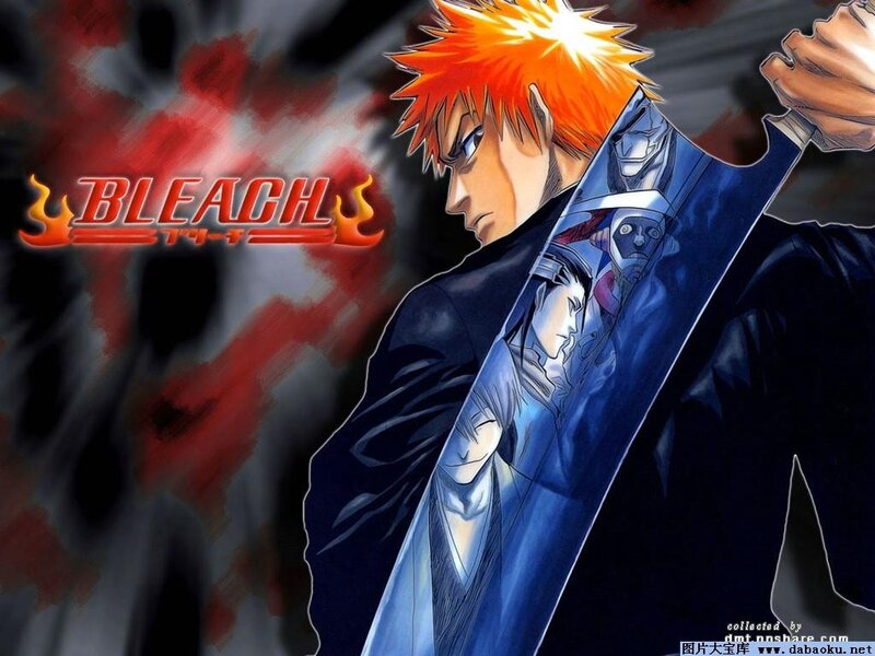 Orange-haired Anime Character — Blue, Dramatic, Manga