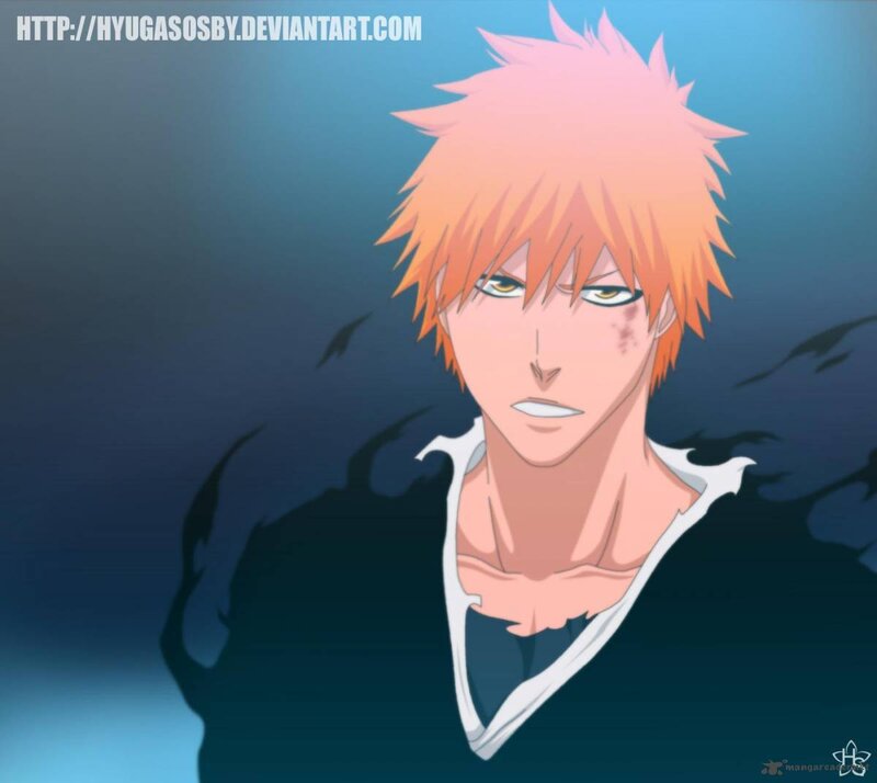 Orange-haired Anime Character — Blue