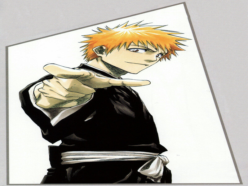 Orange-haired Anime Character — Orange, Confident