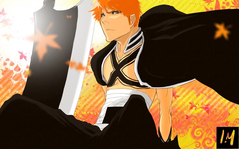 Orange-haired Anime Character — Orange, Dramatic, Autumn
