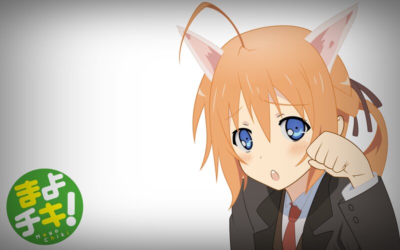 Orange-haired Anime Girl — Orange, Playful, Cat Ears