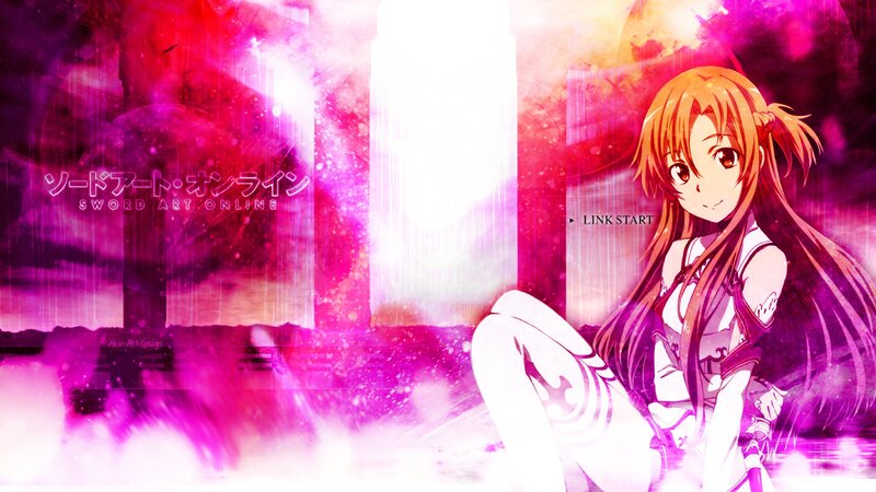 Orange-haired Anime Girl — Pink