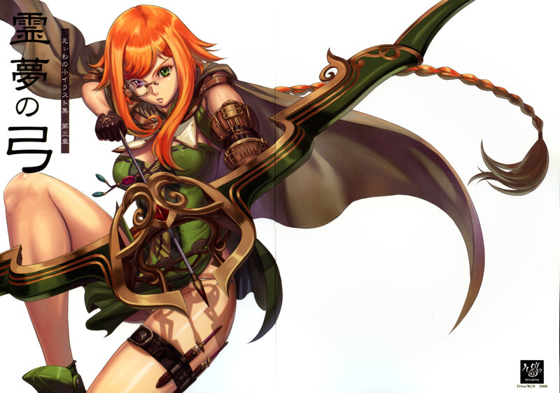 Orange-haired Archer Woman