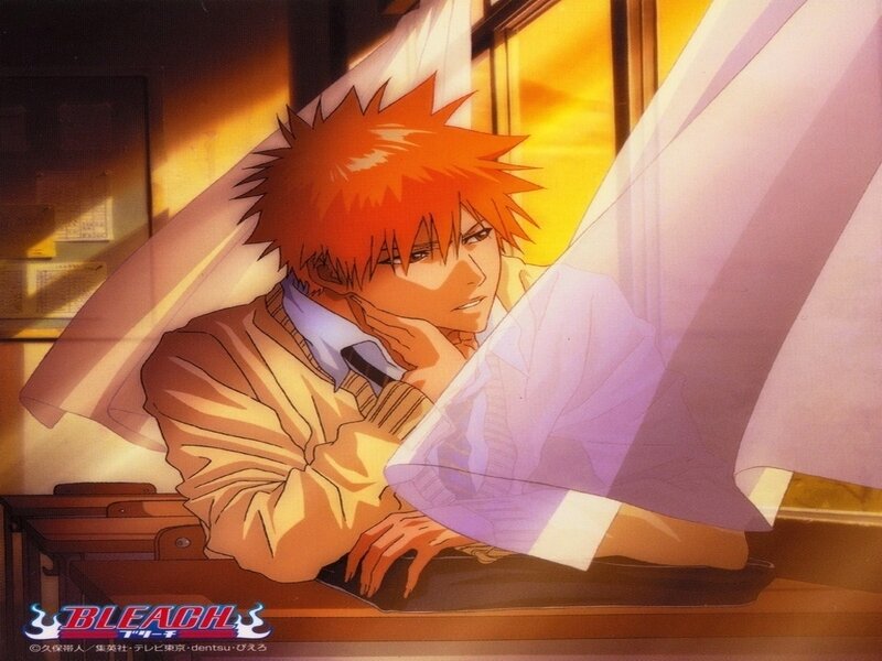 Orange-haired Boy in Classroom