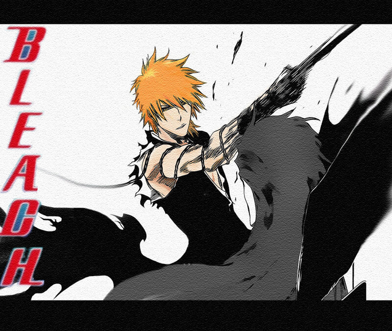 Orange-haired Character Fighting