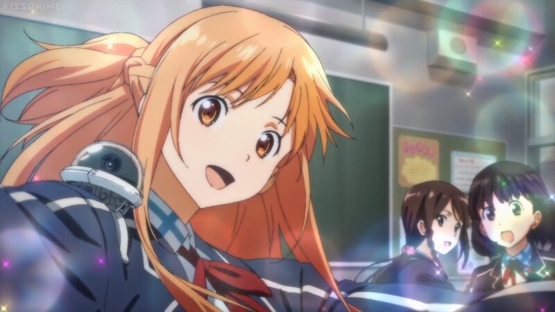 Orange-haired Girl in Classroom