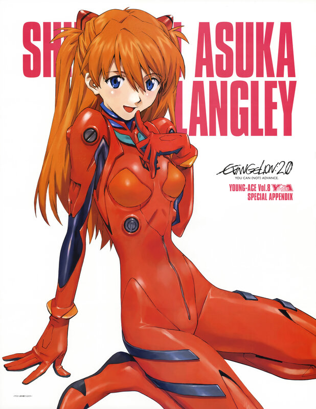 Orange-haired Girl in Red Suit — Confident, Anime, Red Suit, Blue Eyes, Pigtails