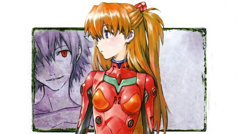 Orange-haired Girl in Red Suit — Dramatic, Anime, Purple-skinned Figure