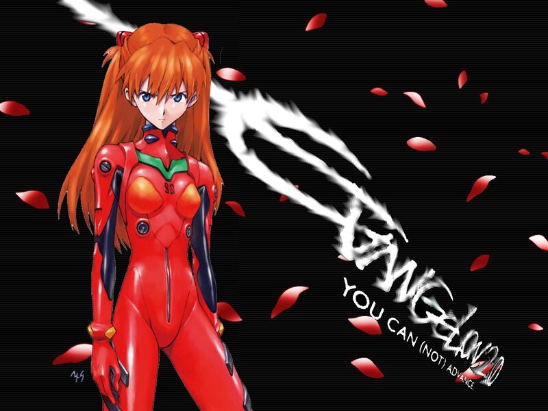 Orange-haired Girl in Red Suit — Dramatic, Anime, Red Petals