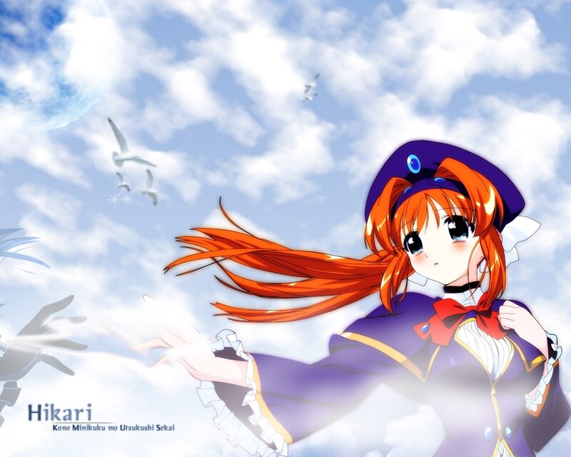 Orange-haired Girl in Uniform