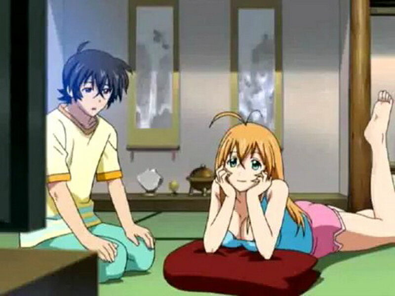 Orange-haired Girl Lying Down — Green