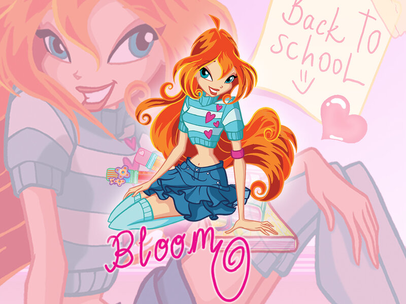 Orange-haired Girl Sitting